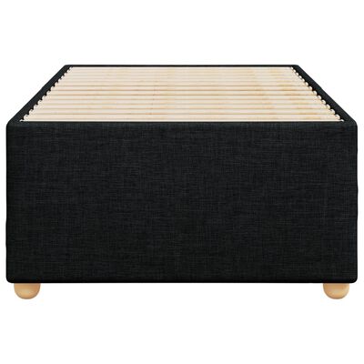 vidaXL Πλαίσιο Κρεβατιού Boxspring Μαύρο 100 x 200 εκ. Υφασμάτινο