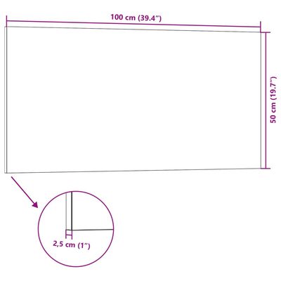 vidaXL Πάνελ Τοίχου 3D 5 τεμ. Καφέ 100 x 50 EPS