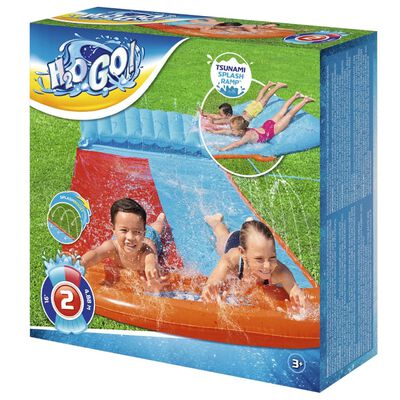 Bestway Νεροτσουλήθρα H2OGO Water Slide Tsunami Splash Ramp Double