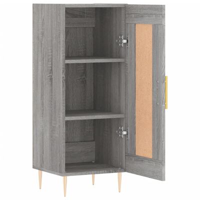 vidaXL Ντουλάπι Γκρι Sonoma 34,5x34x90 εκ. από Επεξεργασμένο Ξύλο