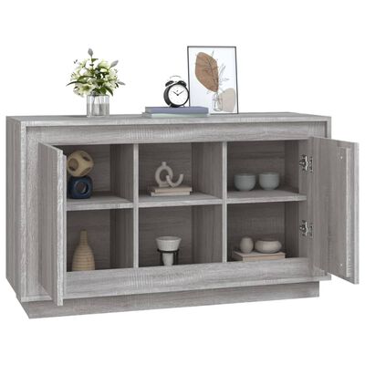 vidaXL Ντουλάπι Γκρι Sonoma 102x35x60 εκ. από Επεξεργασμένο Ξύλο