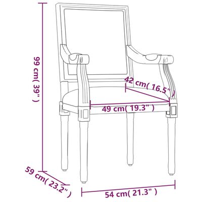 vidaXL Πολυθρόνα Ανοιχτό Γκρι 54 x 59 x 99 εκ. Βελούδινη