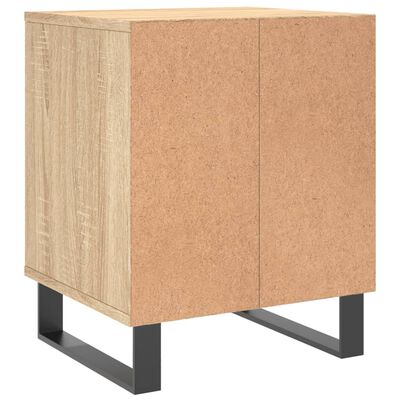 vidaXL Κομοδίνο Sonoma Δρυς 40 x 35 x 50 εκ. από Επεξεργ. Ξύλο