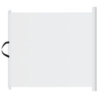 vidaXL Πόρτα για Κατοικίδια Ανασυρόμενη Λευκό 117,5x125 εκ.