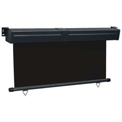 vidaXL Σκίαστρο Βεράντας Πλαϊνό Μαύρο 175 x 250 εκ.