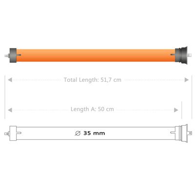 vidaXL Σωληνωτά Μοτέρ 8 τεμ. 10 Nm