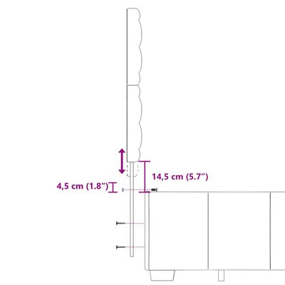 vidaXL Κρεβάτι Boxspring με Στρώμα Μαύρο 120x200 εκ. Υφασμάτινο