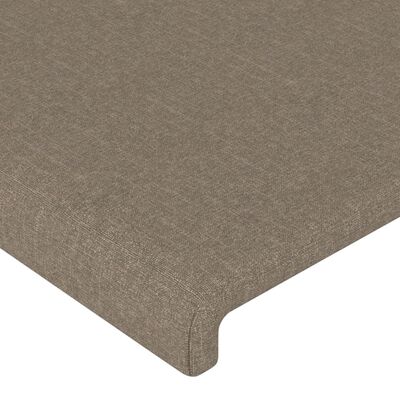 vidaXL Κεφαλάρια Κρεβατιού 2 τεμ. Taupe 100x5x78/88 εκ. Υφασμάτινο