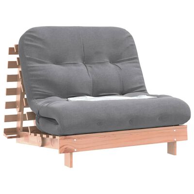 vidaXL Καναπές Κρεβάτι Futon/Στρώμα 100x206x11 Μασίφ Ξύλο Ψευδοτσούγκα