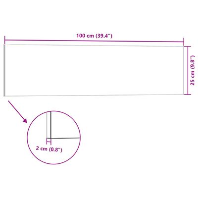 vidaXL Πάνελ Τοίχου 3D 14 τεμ. Λευκό και Κόκκινο 100 x 25 EPS