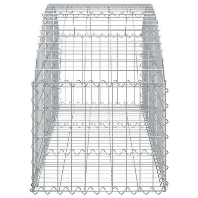 vidaXL Συρματοκιβώτιο Τοξωτό 150x50x40/60εκ. από Γαλβανισμένο Χάλυβα