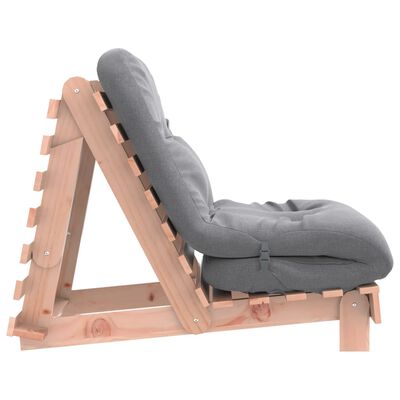 vidaXL Καναπές Κρεβάτι Futon/Στρώμα 70x206x11 Μασίφ Ξύλο Ψευδοτσούγκα