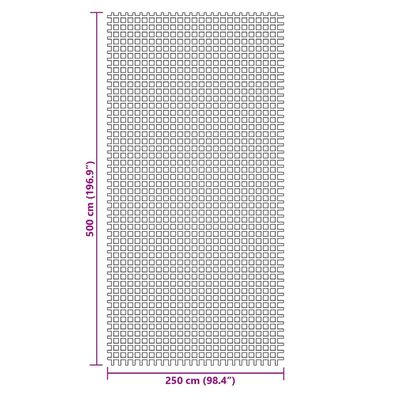 vidaXL Στρώμα Δαπέδου Κάμπινγκ Πράσινο 5x2,5 μ.