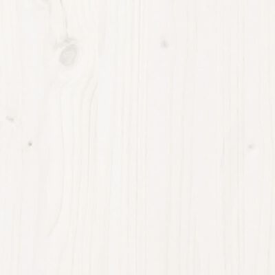 vidaXL Παγκάκι Χολ Λευκό 100x28x45 εκ. από Μασίφ Ξύλο Πεύκου