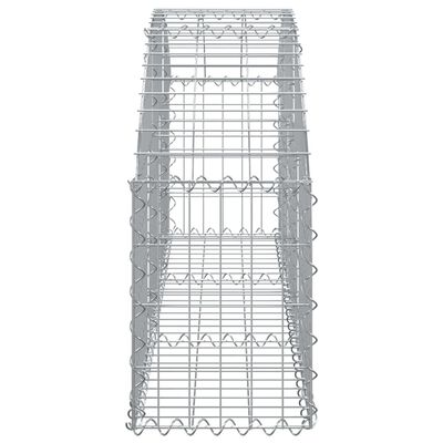 vidaXL Συρματοκιβώτιο Τοξωτό 150x30x40/60εκ. από Γαλβανισμένο Χάλυβα