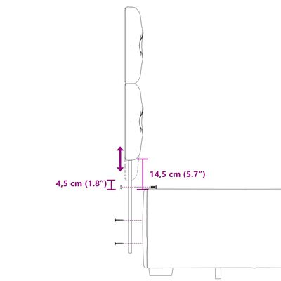 vidaXL Κρεβάτι Boxspring με Στρώμα Μαύρο 200x200 εκ. Βελούδινο