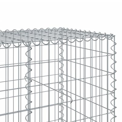 vidaXL Συρματοκιβώτιο με Κάλυμμα 100x100x100εκ από Γαλβανισμένο Χάλυβα