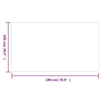 vidaXL Χαλί Διάδρομος Ανθρακί 100x180 εκ.