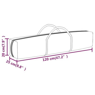 vidaXL Τέντα Εκδηλώσεων Πτυσσόμενη Κρεμ 3 x 3 μ.