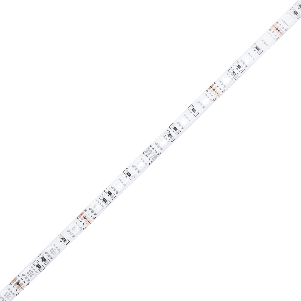 vidaXL Κεφαλάρι Κρεβατιού LED Ανοιχτό Γκρι 200x5x118/128 εκ. Βελούδινο