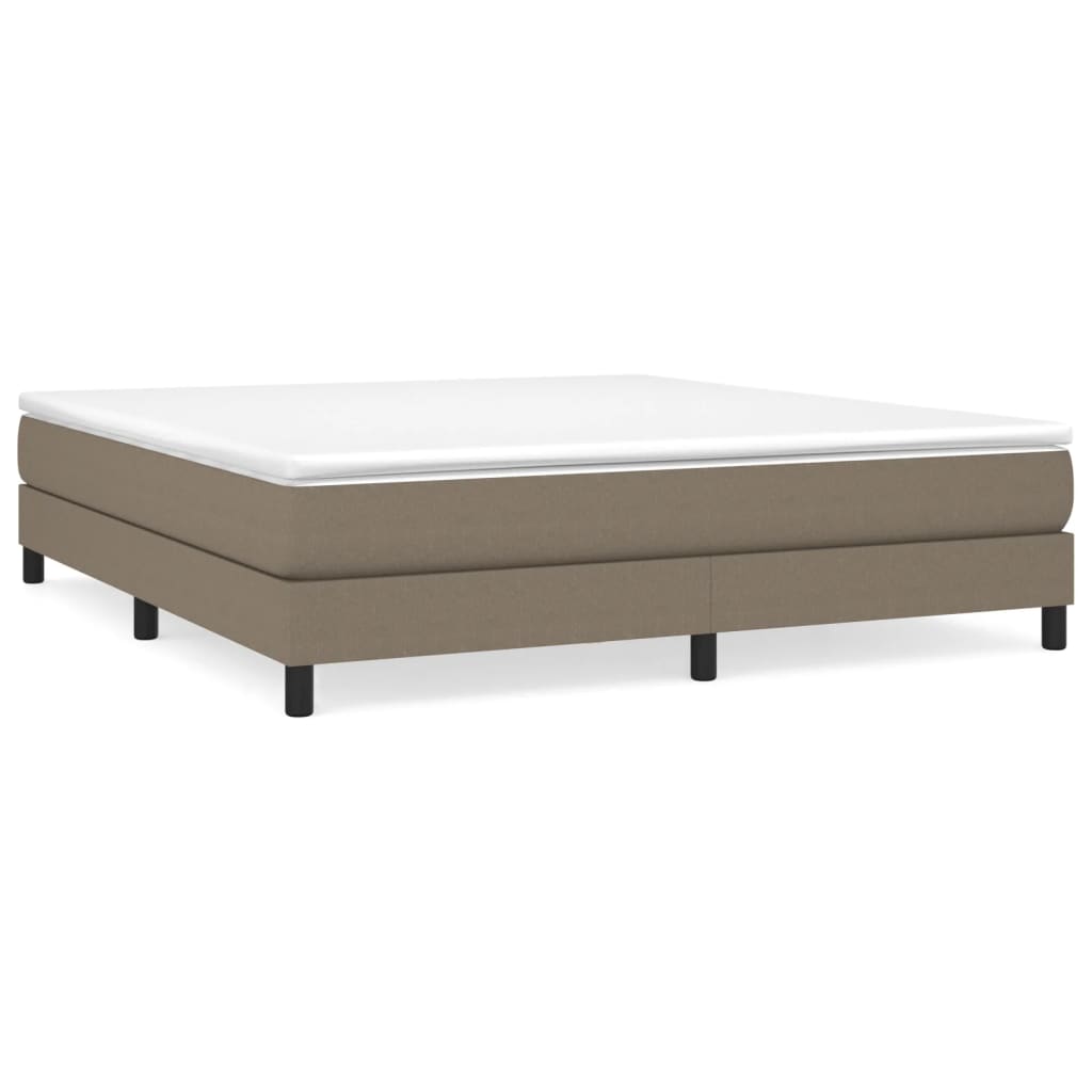 vidaXL Πλαίσιο Κρεβατιού Taupe 180x200 εκ. Υφασμάτινο