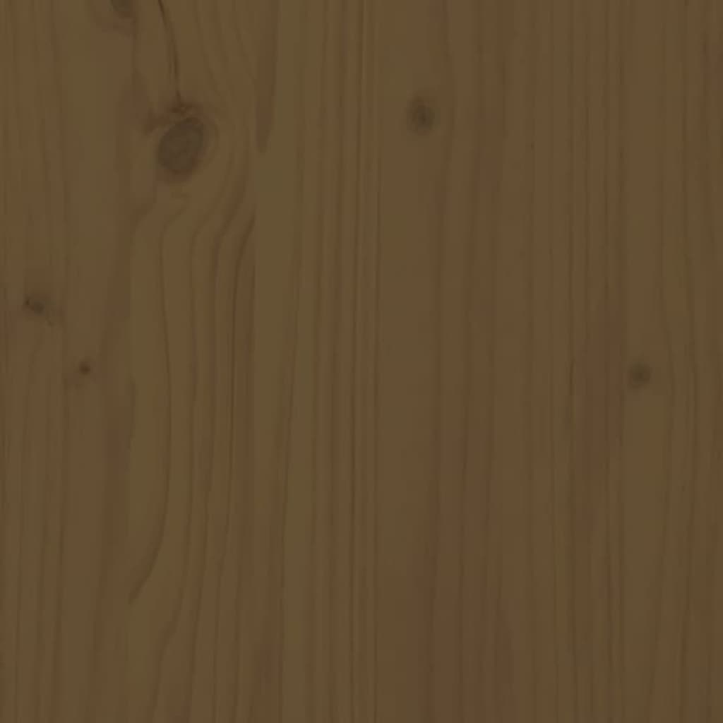 vidaXL Βάση Οθόνης Καφέ Μελί (39-72)x17x43 εκ. από Μασίφ Ξύλο Πεύκου