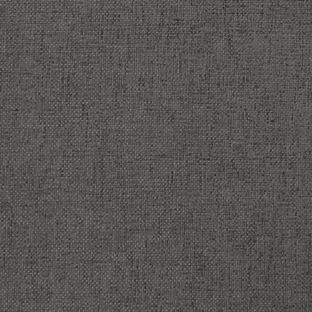 vidaXL Υποπόδιο Σκούρο Γκρι 45 x 29,5 x 35 εκ. Υφασμάτινο