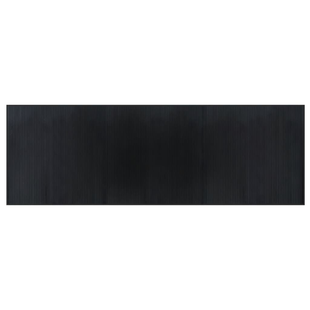 vidaXL Χαλί Ορθογώνιο Μαύρο 100 x 300 εκ. Μπαμπού