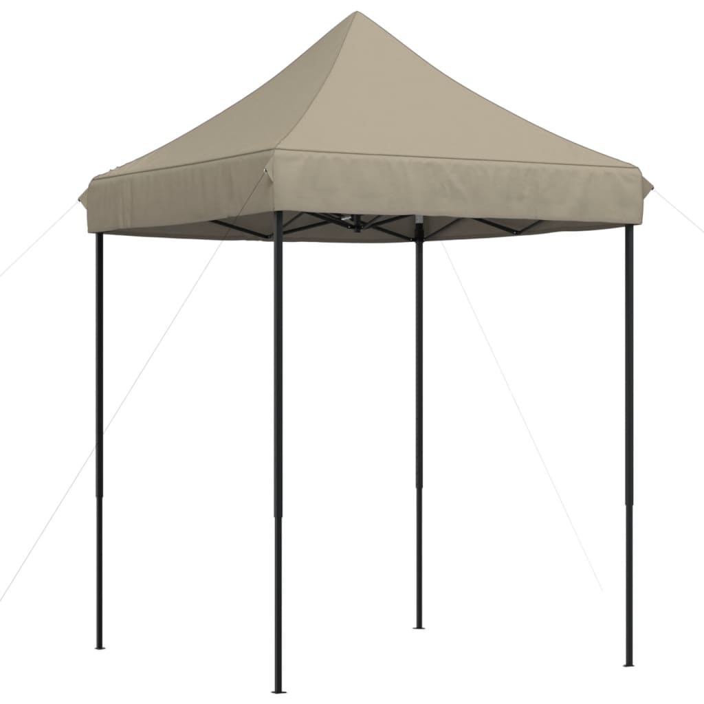 vidaXL Τέντα Εκδηλώσεων Πτυσσόμενη Pop-Up Taupe 200x200x306 εκ.