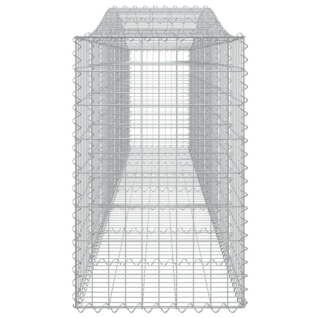 vidaXL Συρματοκιβώτια Τοξωτά 9 τεμ. 400x50x80/100 εκ. Γαλβαν. Ατσάλι