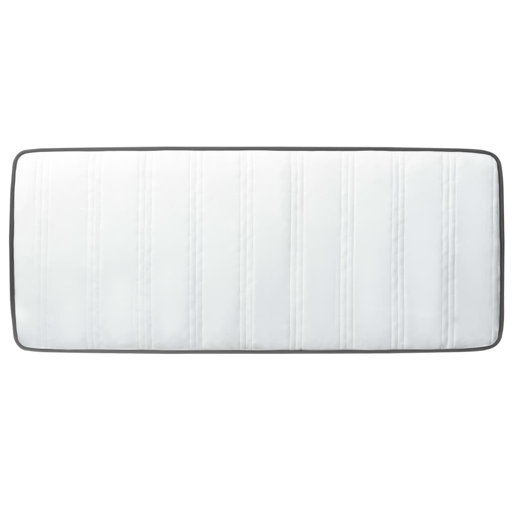 vidaXL Κρεβάτι Boxspring Σκούρο Γκρι 90 x 200 εκ. Υφασμάτινο