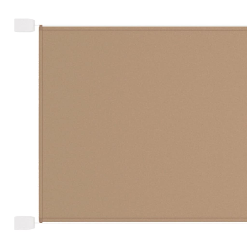 vidaXL Τέντα Κάθετη Taupe 180 x 600 εκ. από Ύφασμα Oxford