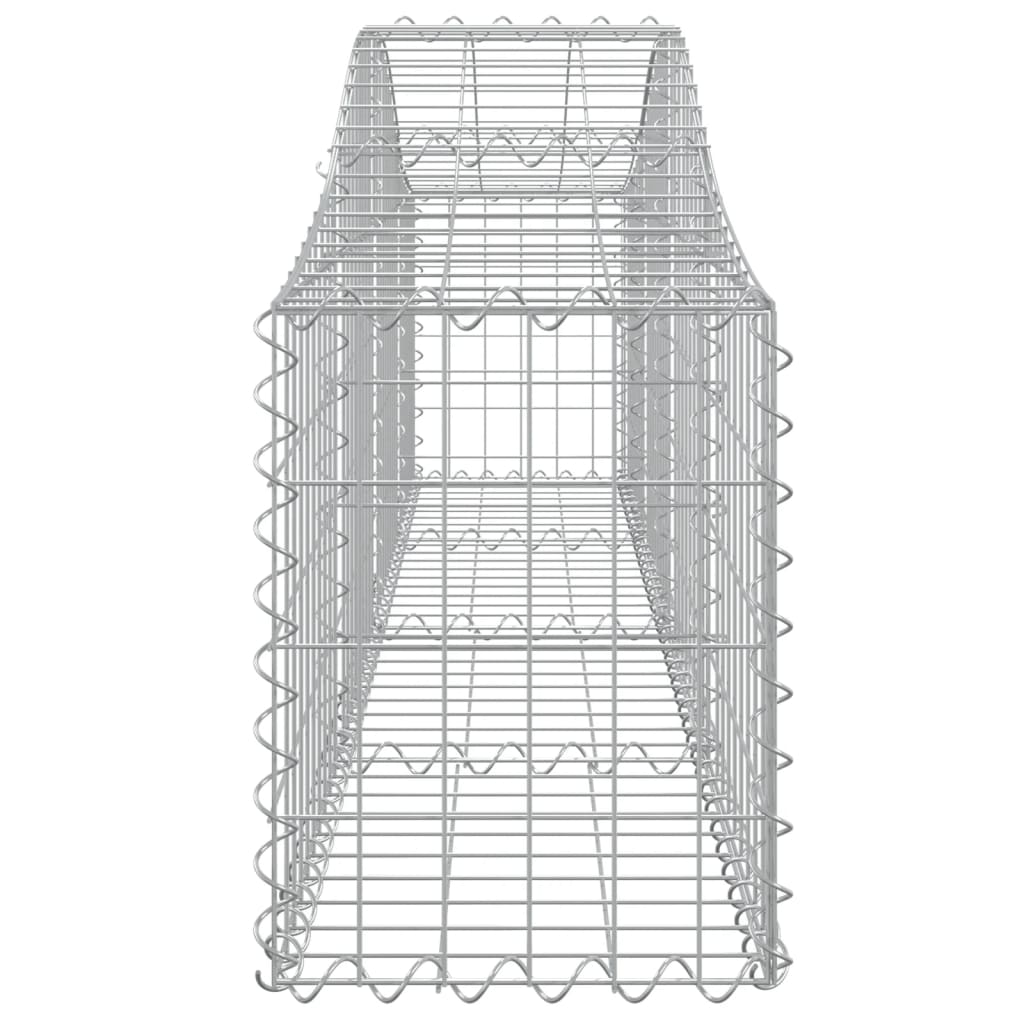 vidaXL Συρματοκιβώτια Τοξωτά 13 τεμ. 200x30x40/60 εκ. Γαλβαν. Ατσάλι