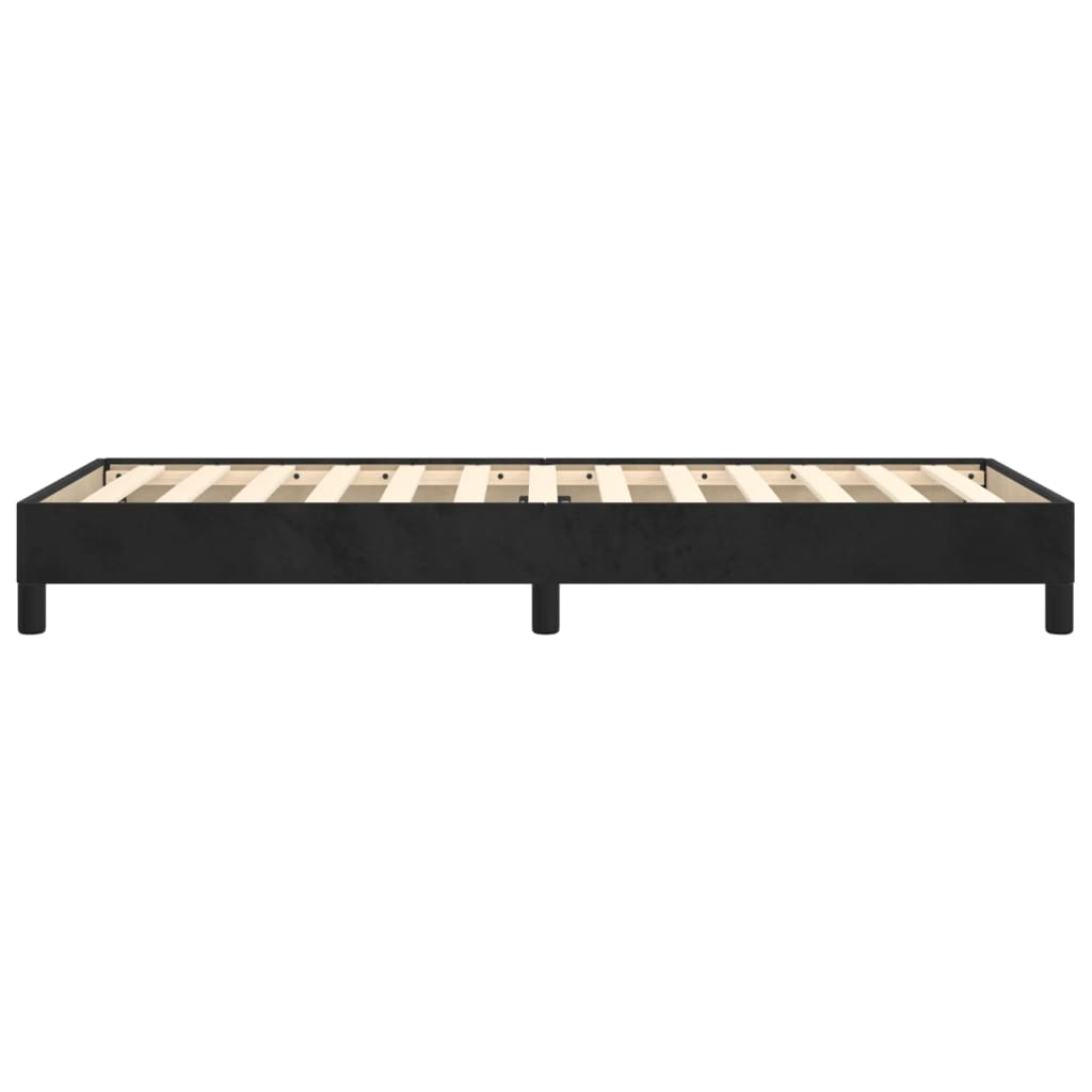 vidaXL Πλαίσιο Κρεβατιού Boxspring Μαύρο 100 x 200 εκ. Βελούδινο