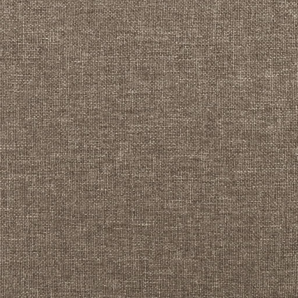 vidaXL Πλαίσιο Κρεβατιού Taupe 180x200 εκ. Υφασμάτινο