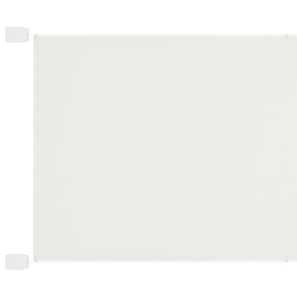 vidaXL Τέντα Κάθετη Λευκή 180 x 1200 εκ. από Ύφασμα Oxford