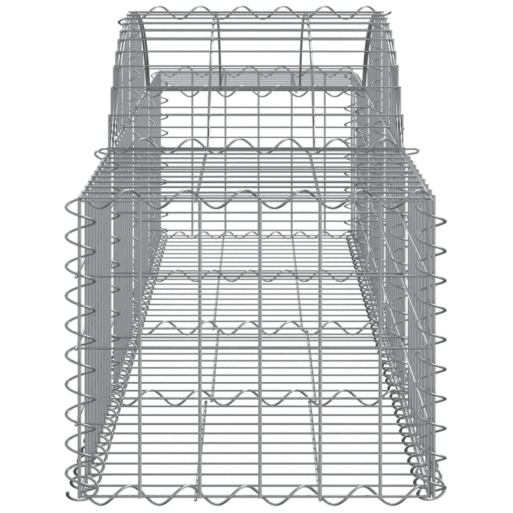 vidaXL Συρματοκιβώτια Τοξωτά 20 τεμ. 200x50x40/60 εκ. Γαλβαν. Ατσάλι