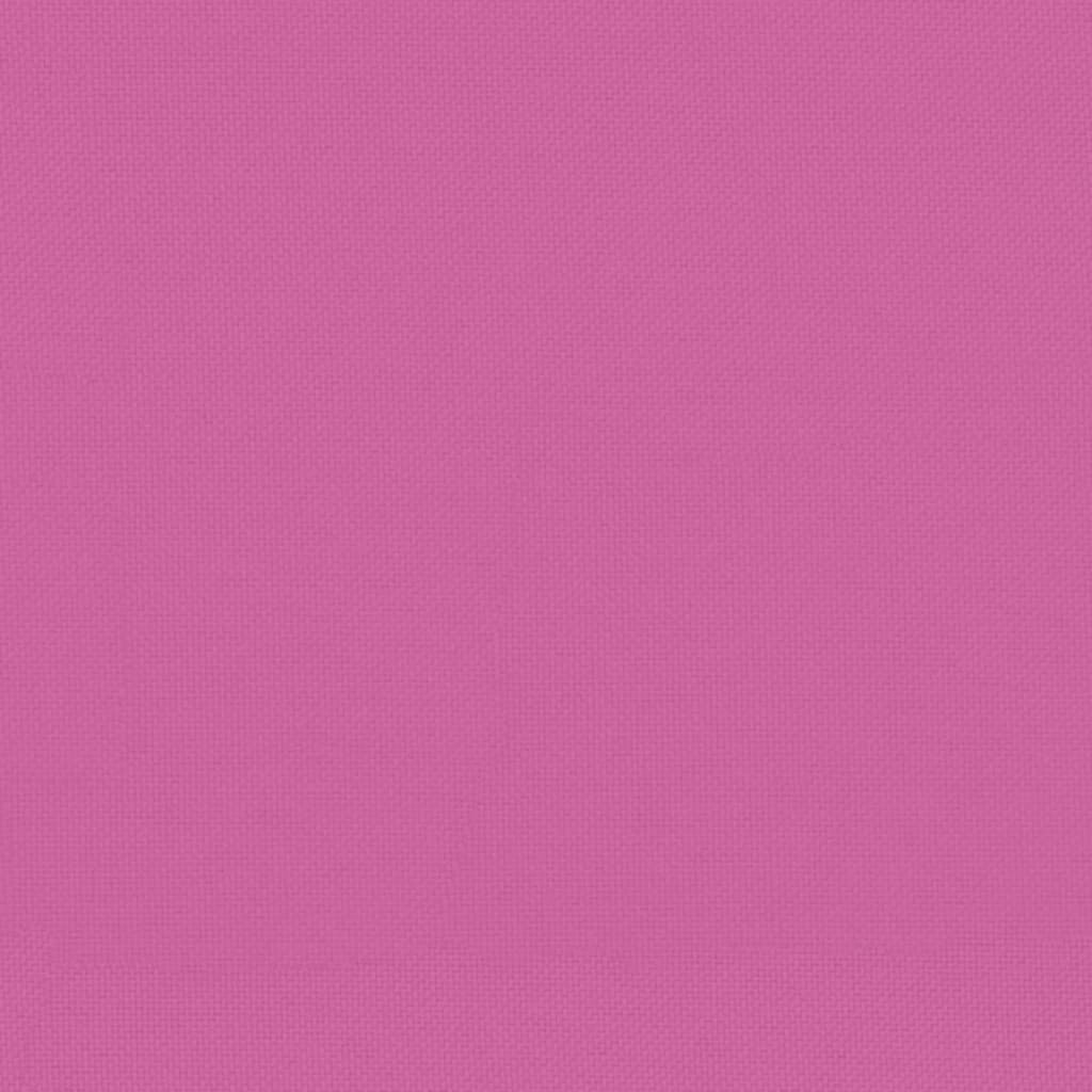 vidaXL Μαξιλάρι Παλέτας Ροζ 50 x 50 x 12 εκ. Υφασμάτινο