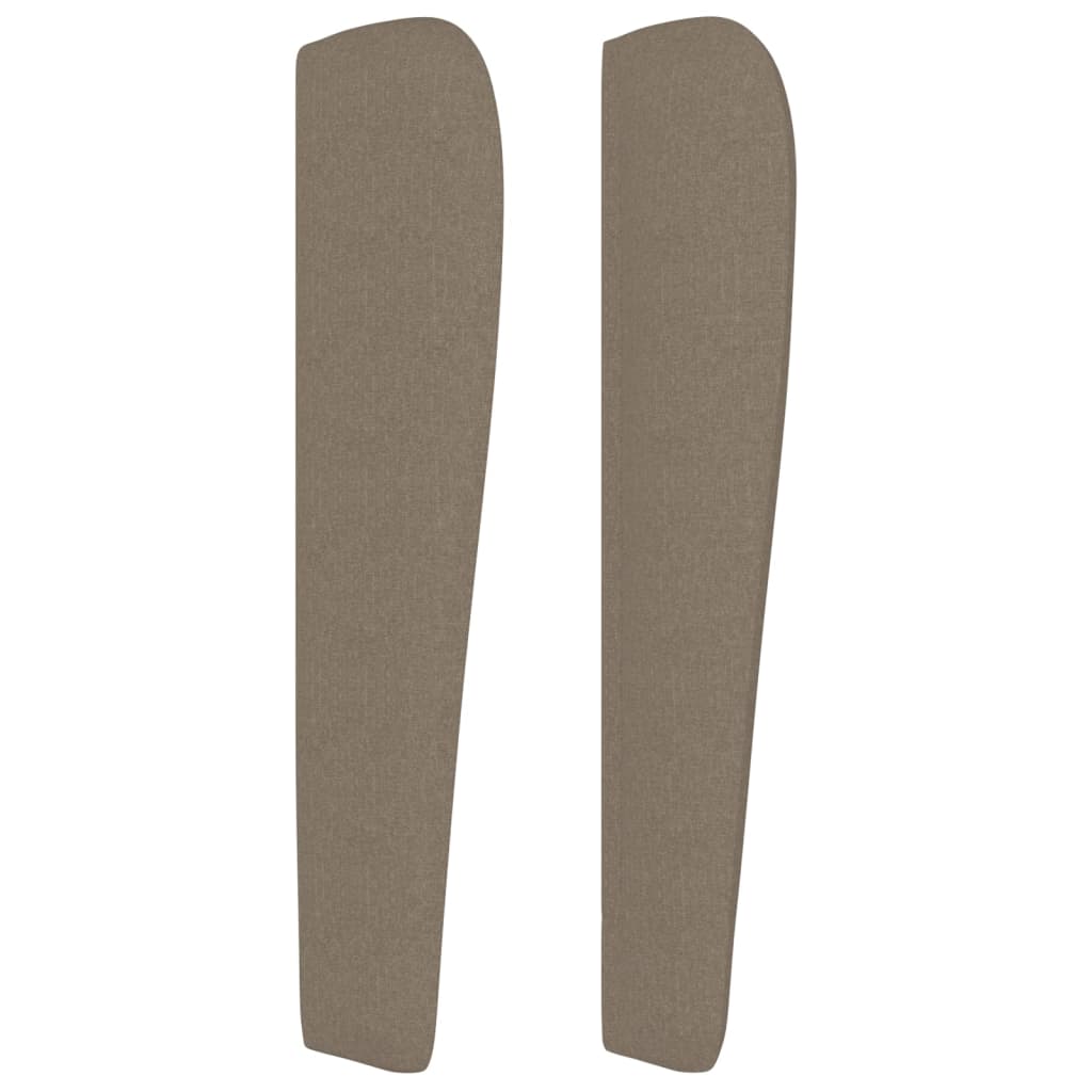 vidaXL Κεφαλάρι με Πτερύγια Taupe 203x23x118/128 εκ. Υφασμάτινο