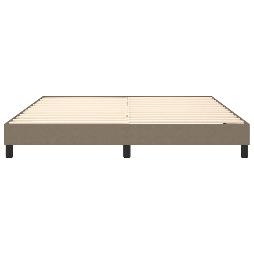 vidaXL Πλαίσιο Κρεβατιού Taupe 180x200 εκ. Υφασμάτινο