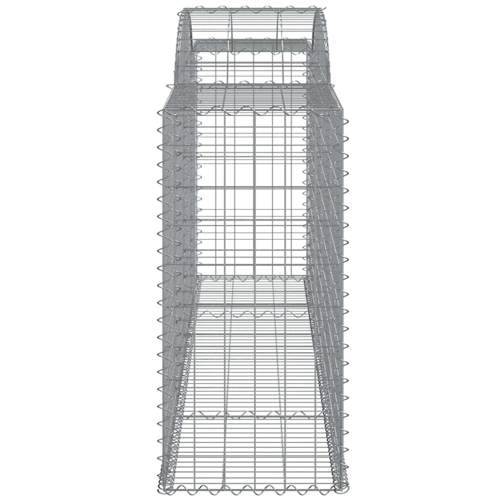 vidaXL Συρματοκιβώτια Τοξωτά 25 τεμ. 300x50x100/120 εκ. Γαλβαν. Ατσάλι