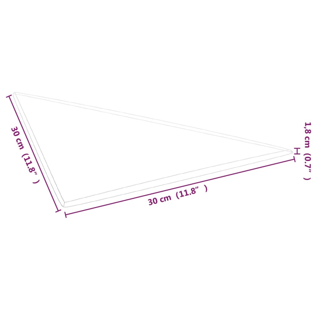 vidaXL Πάνελ Τοίχου 12 τεμ. Μπλε 30 x 30 εκ. 0,54 μ² Βελούδινα