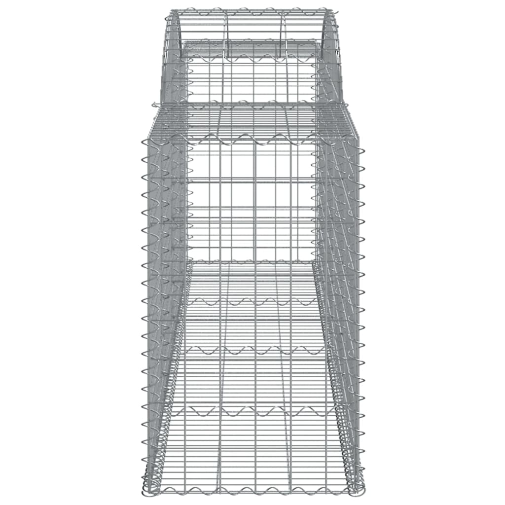 vidaXL Συρματοκιβώτιο Τοξωτό 300x50x80/100εκ. από Γαλβανισμένο Χάλυβα