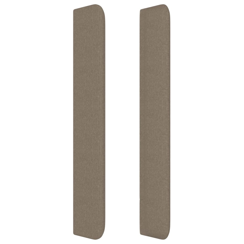 vidaXL Κεφαλάρι με Πτερύγια Taupe 203x16x118/128 εκ. Υφασμάτινο