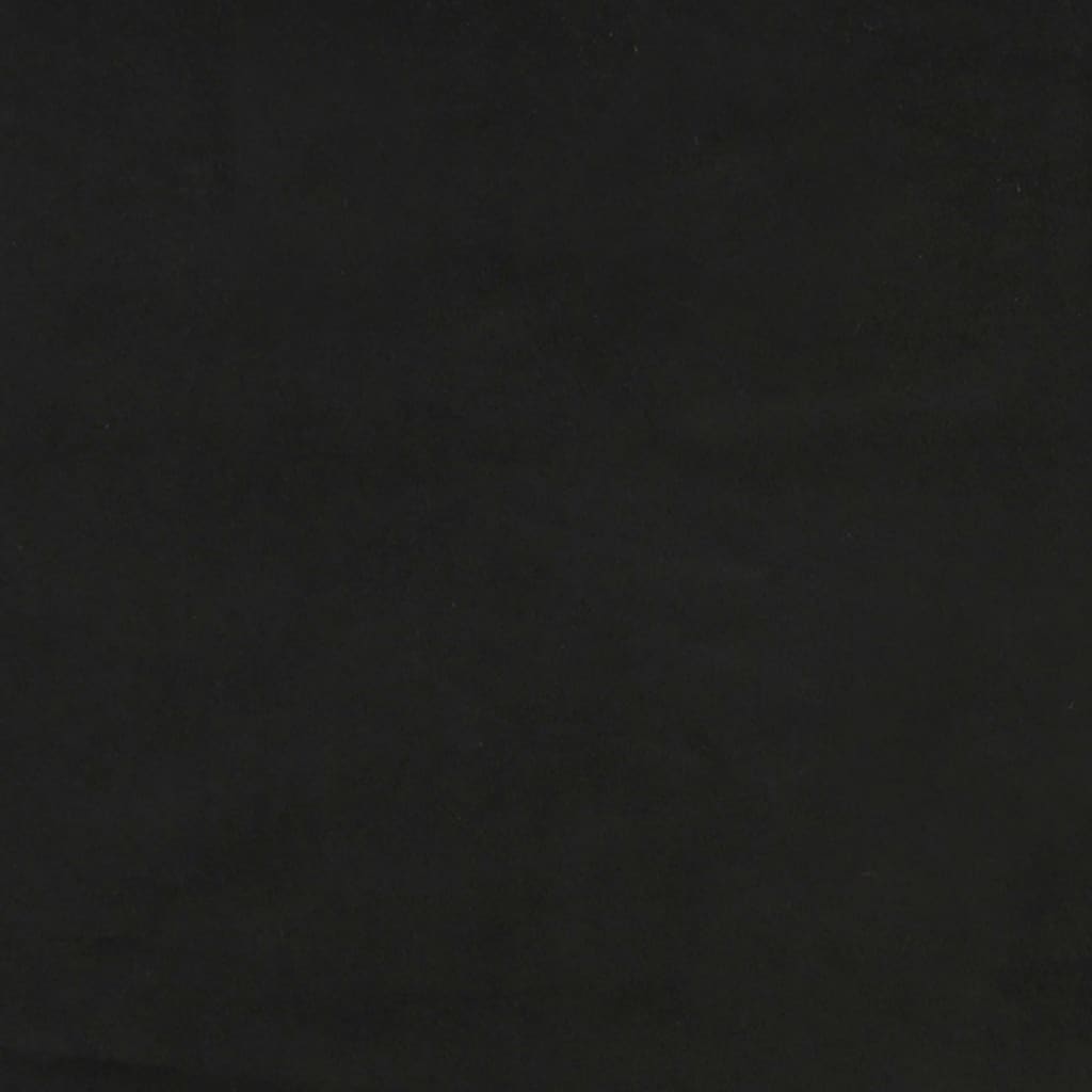 vidaXL Κεφαλάρι με Πτερύγια Μαύρο 147x16x78/88 εκ. Βελούδινο