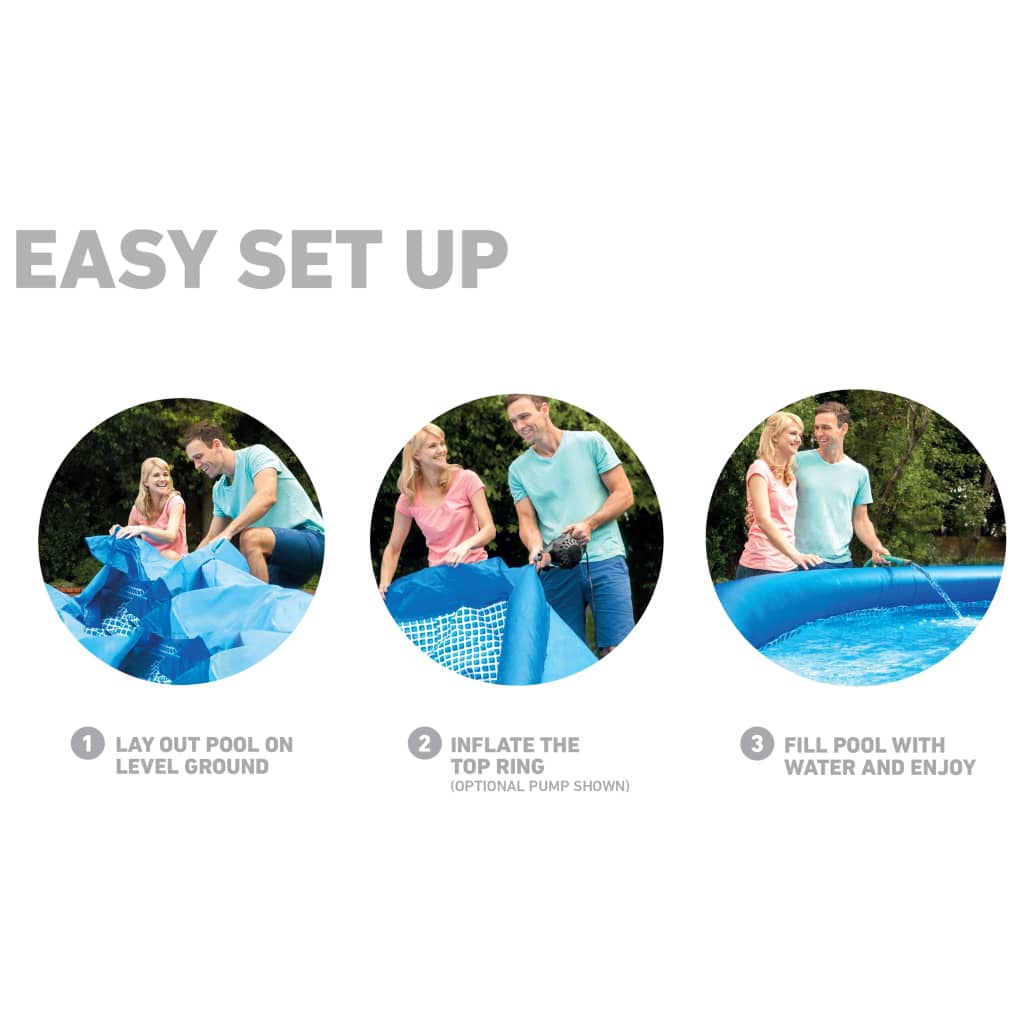 Intex Πισίνα Easy Set 457 x 84 εκ. με Σύστημα Φιλτραρίσματος