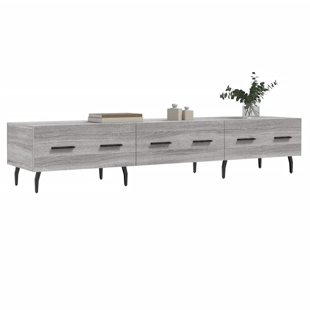 vidaXL Έπιπλο Τηλεόρασης Γκρι Sonoma 150 x 36 x 30 εκ. Επεξεργ. Ξύλο