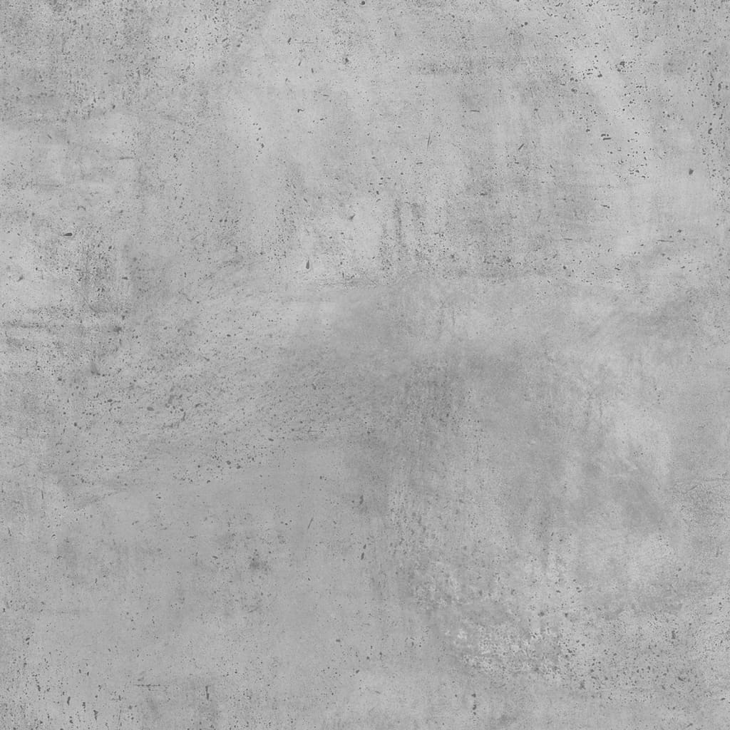 vidaXL Πλαίσιο Κρεβατιού Γκρι Σκυροδέματος 180x200 εκ. Επεξεργ. Ξύλο