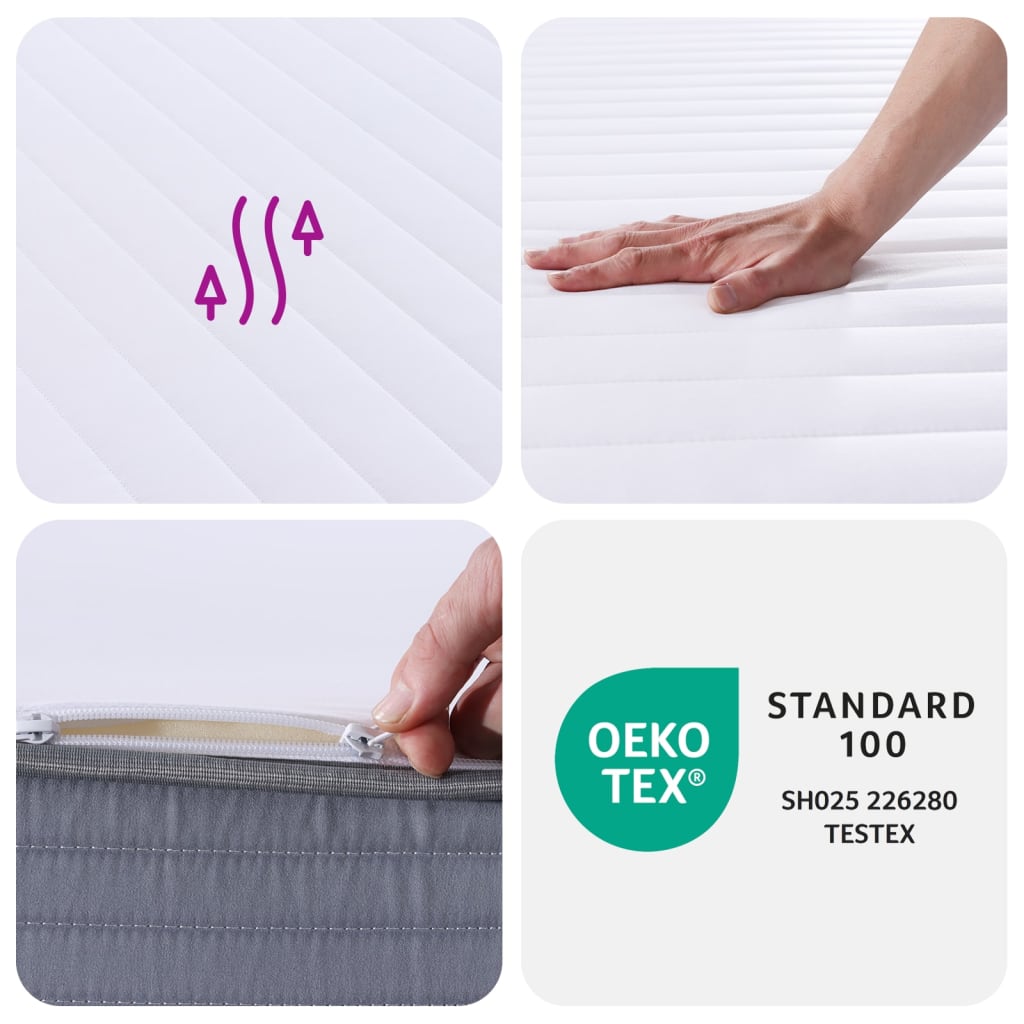 vidaXL Στρώμα Αφρού Medium Soft 70x200 εκ.