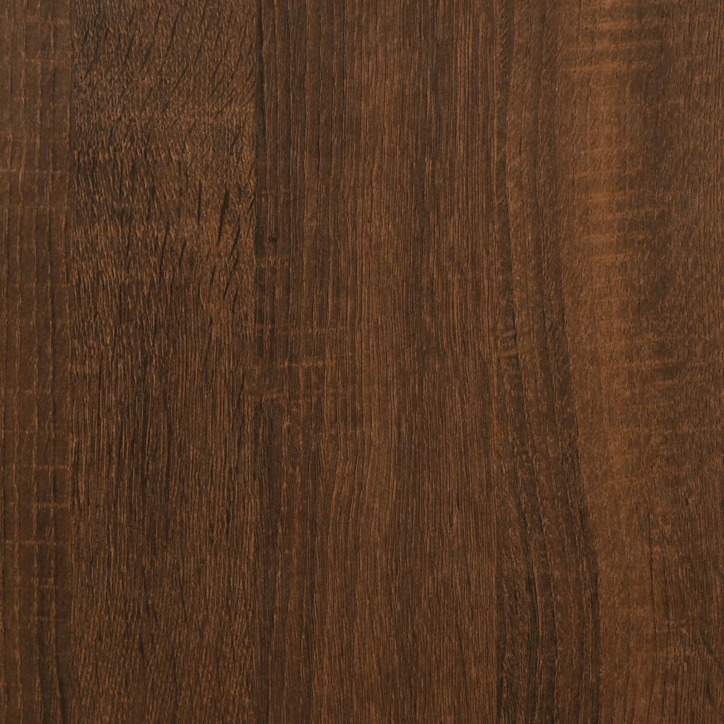 vidaXL Τραπεζάκια Σαλονιού 2 τεμ Brown Oak 50x50x40 εκ Επεξ. Ξύλο